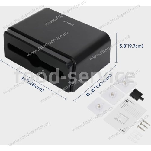 Диспенсер для бумажных полотенец Berg  AK5101 черный